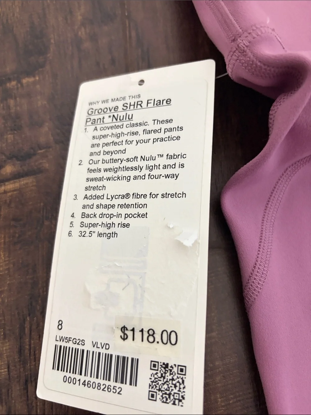 Groove SHR Flare pant Nulu High-Waist Flare Leg Yoga Pants in Pink